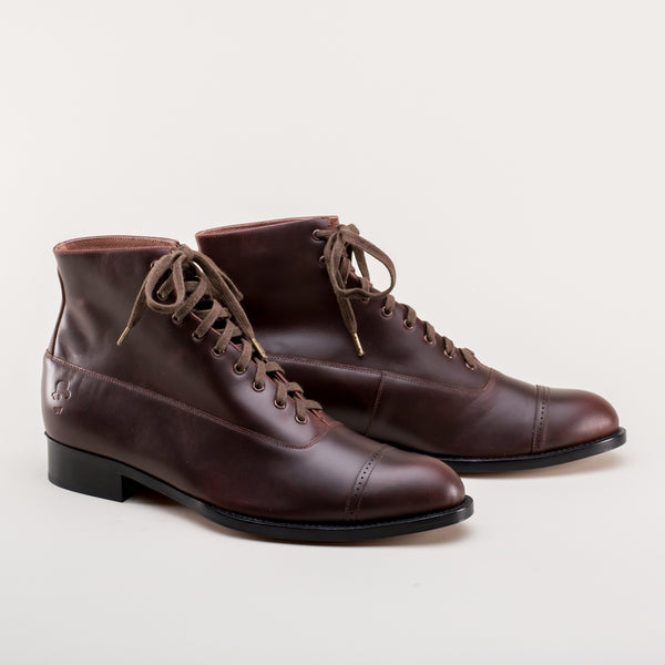 イギリスアンティーク　Boots セラミックジャー 2個セット Tavistock Victorian Button Boots (Brown) – American Duchess