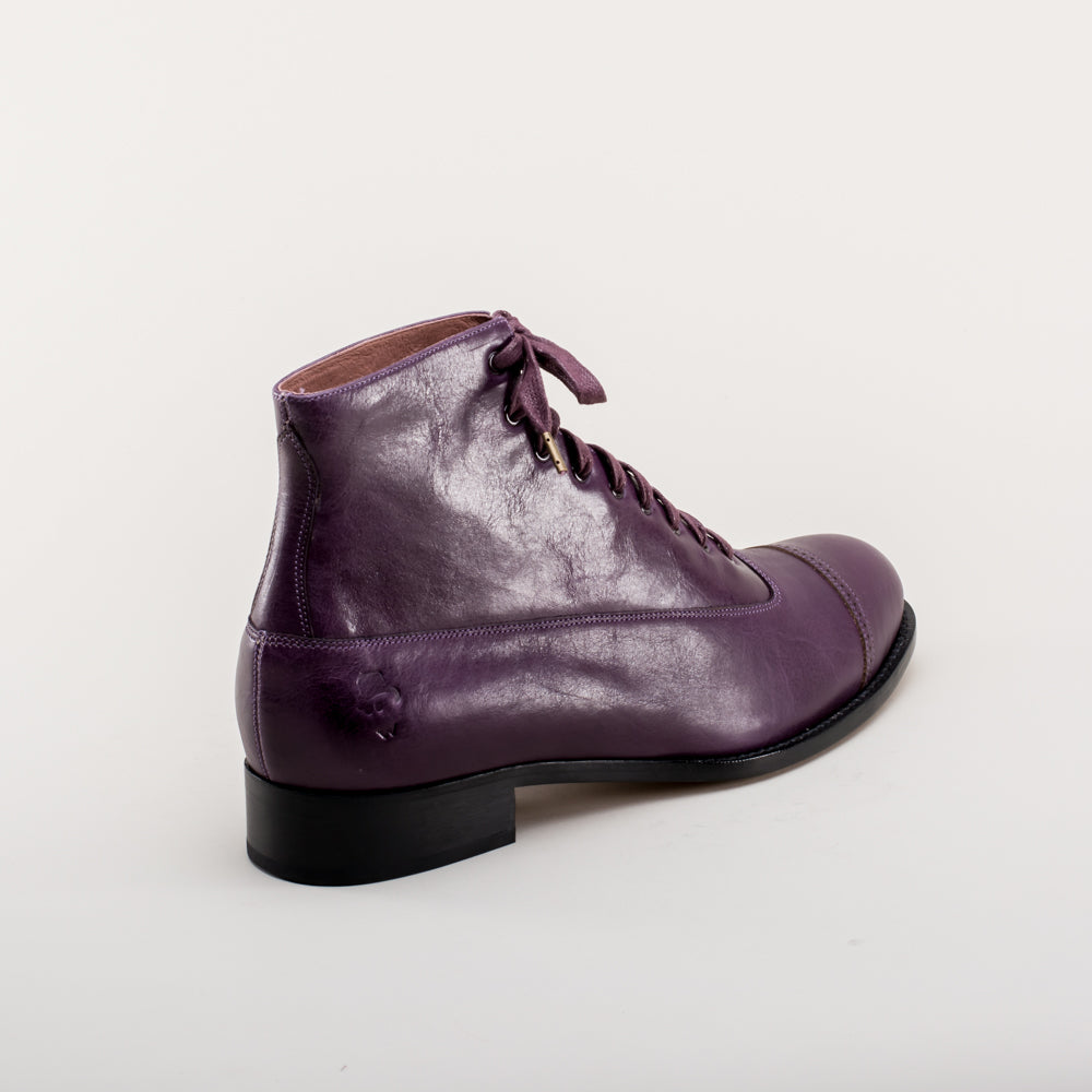Mens purple outlet dress boots