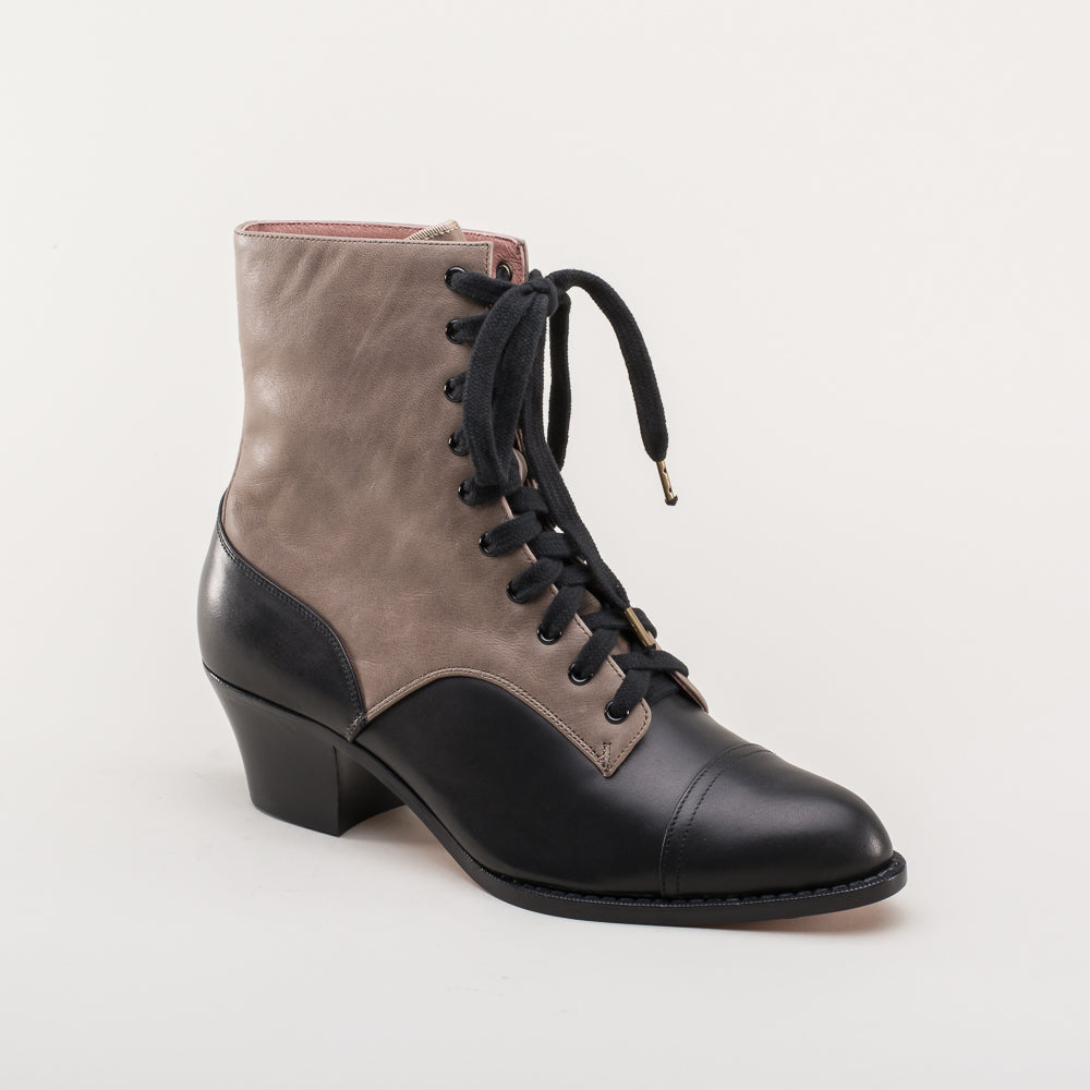 Paris Women s Boots Grey Black American Duchess