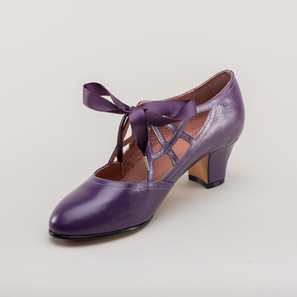 Parker Vintage Spiderweb Pumps (Purple) 10