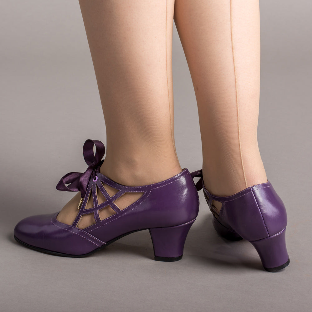 Parker Women s Vintage Spiderweb Pumps Purple