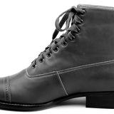 Rainey Vintage Lace-Up Boots (Blue)