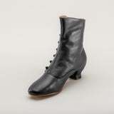 Renoir Victorian Button Boots (Black)