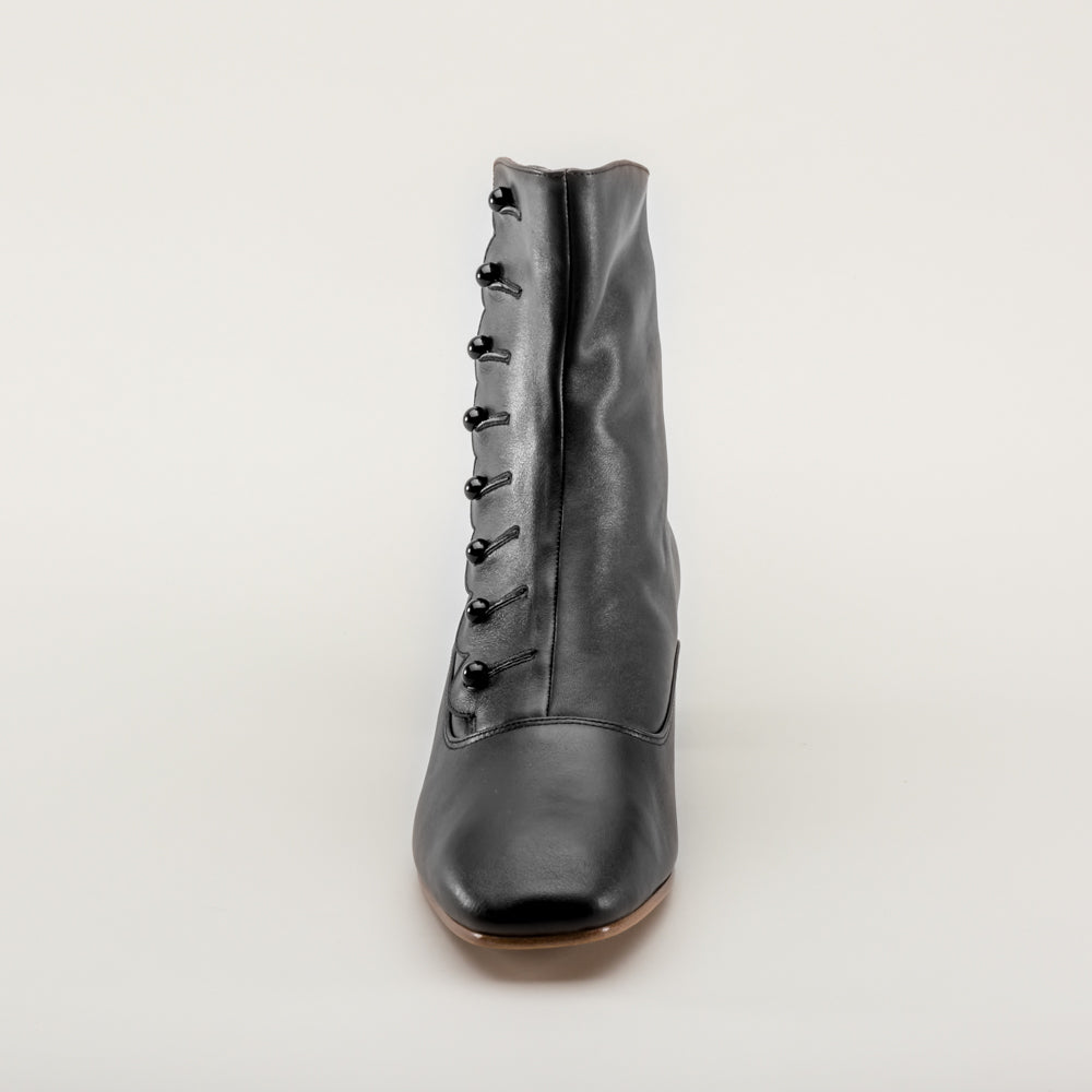 Renoir Women's Victorian Button Boots (Black) – American Duchess