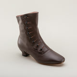 Renoir Victorian Button Boots (Brown)