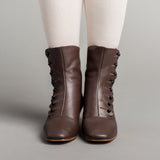 Renoir Victorian Button Boots (Brown)