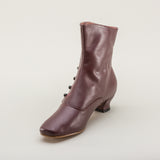 Renoir Victorian Button Boots (Merlot)