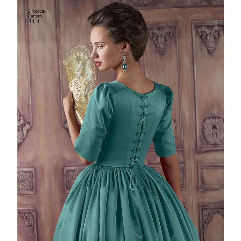 Simplicity 8411 18th Century Costume Sewing Pattern