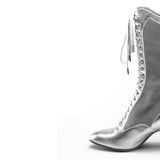 Star Princess Camille Edwardian Boots (Silver/Blue)