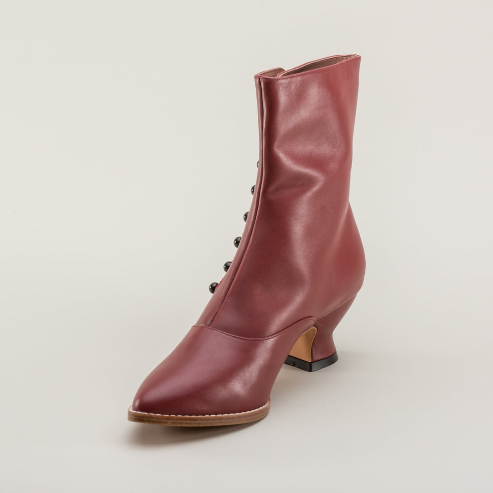 Tavistock Women s Victorian Button Boots Oxblood