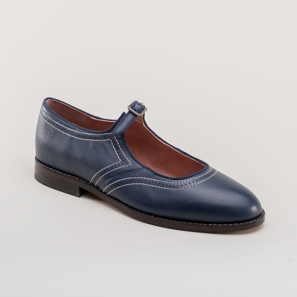 Royal blue mary jane shoes deals