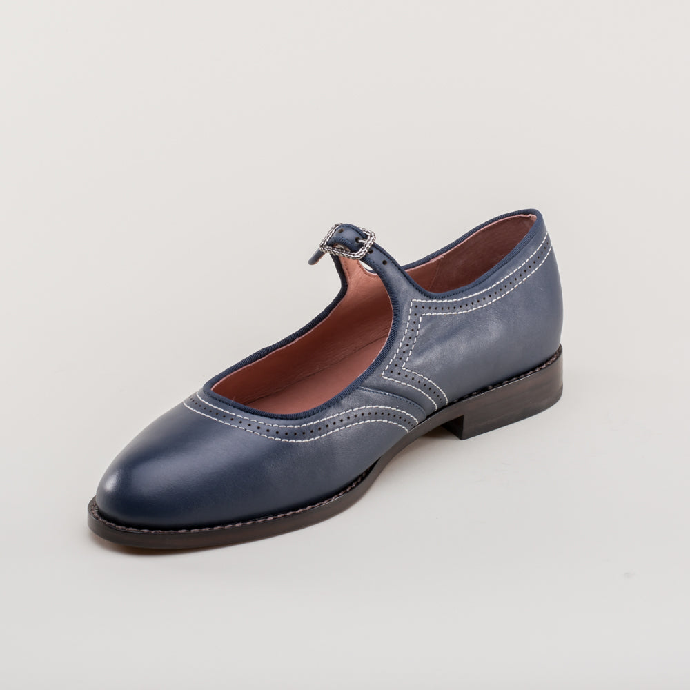 Blue mary jane shoes uk clearance